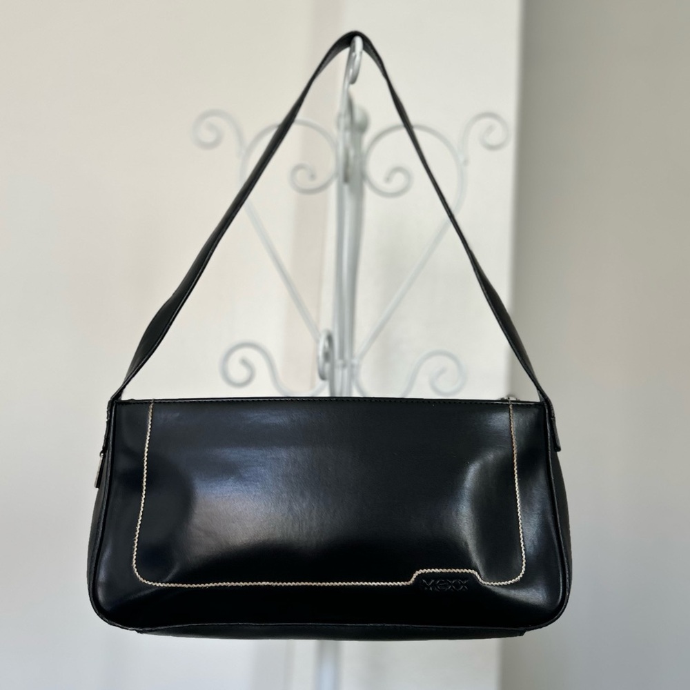 Mexx black Leather Shoulder Bag